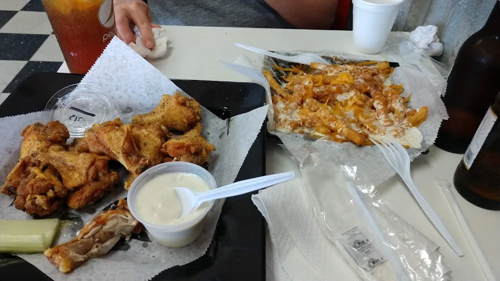 Wings and Ranch Fries